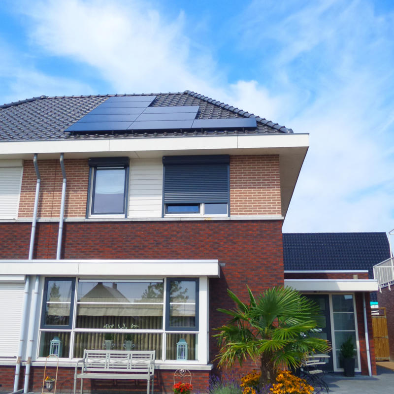uitbouw voorkant woning
